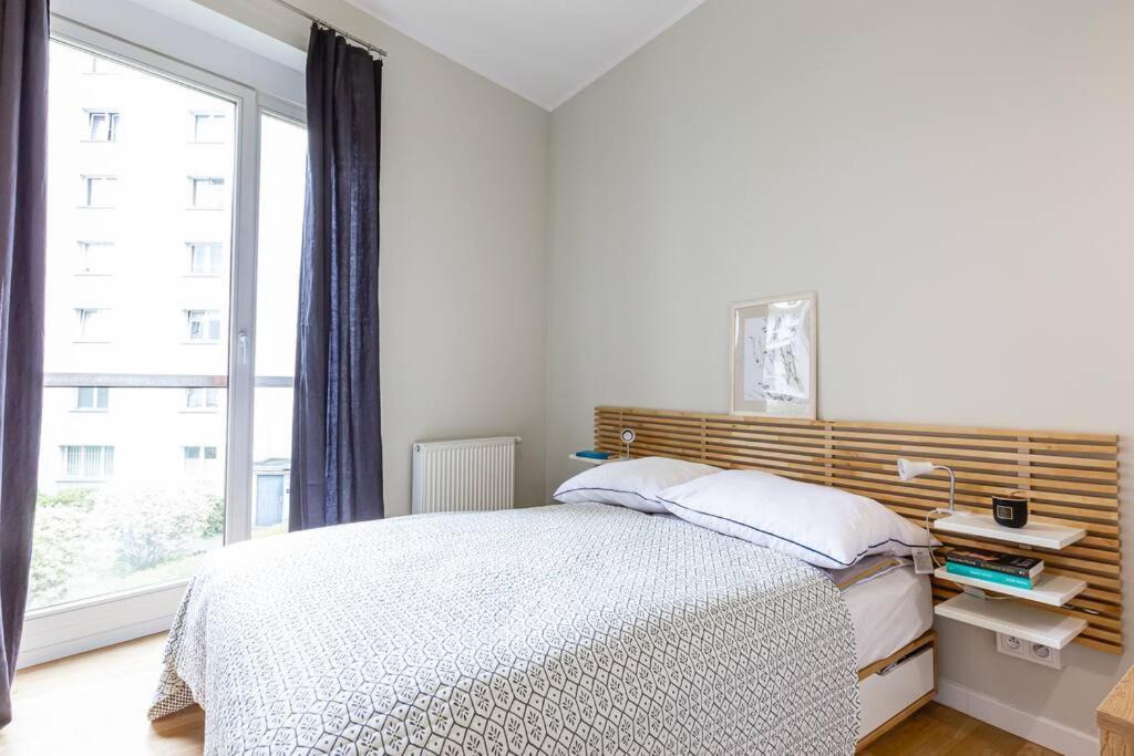Bright And Cozy Apartment Near Park, With A Huge Terrace. Warschau Exterior foto